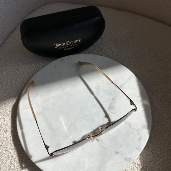 Juicy Couture Black Label Rectangular Oversized Sunglasses Gold Purple JU 605/S main image 15